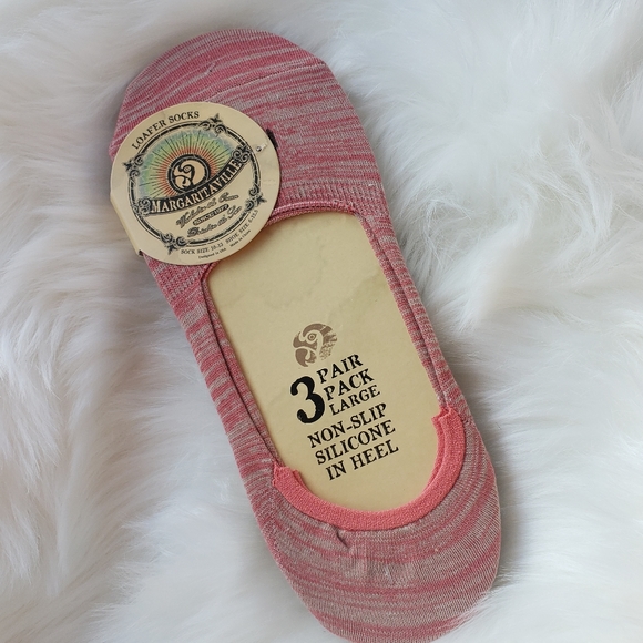 Margaritaville Loafer Socks 3 Pairs Shoe Size 6-12.5 - Picture 1 of 6